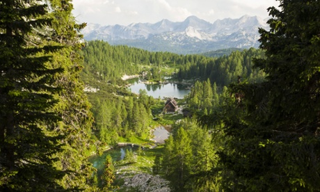 Seven Lakes hut, Triglav national park, Slovenia.