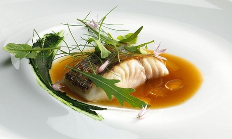 A dish from Mugaritz in San Sebastian, Spain