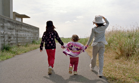 Three young sisters
