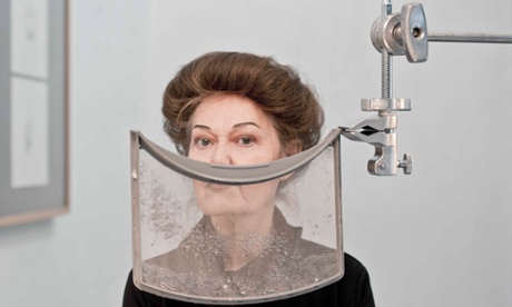 Artist Mary Kelly in her studio near Bel Air, Los Angeles