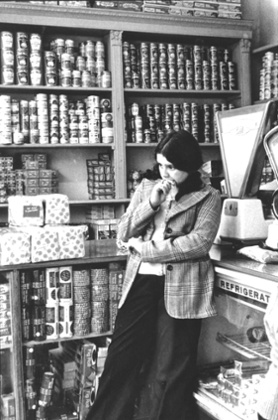 Patricia at the grocery shop.