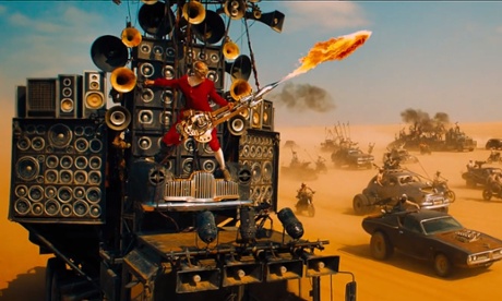 The Doof Warrior lets rip in Mad Max: Fury Road.