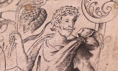 The face, thought to be that of William Shakespeare.