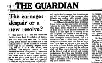 The Guardian, 28 August, p14