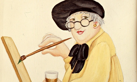 Beryl Cook self-portrait