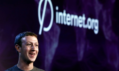 Mark Zuckerberg, founder and CEO of Facebook, addresses a gathering during the Internet.org Summit in New Delhi October 9, 2014.
