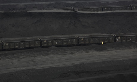 Coal trains from Shenhua Group in Ordos, Inner Mongolia.