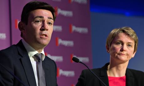 Andy Burnham and Yvette Cooper