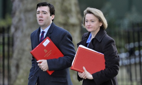 Andy Burnham and Yvette Cooper