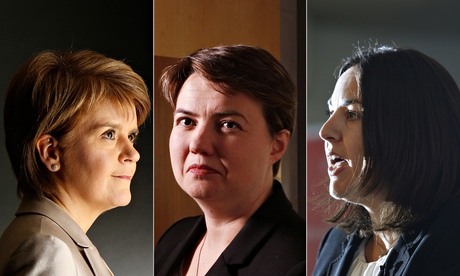 Nicola Sturgeon, Ruth Davidson and Kezia Dugdale. 
