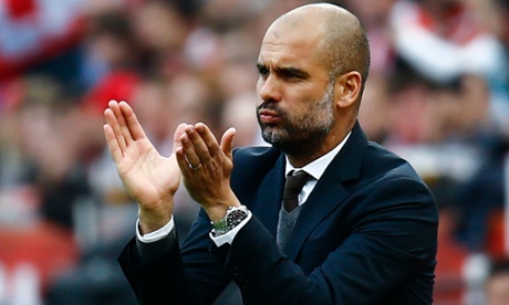 Bayern Munich's coach Pep Guardiola.