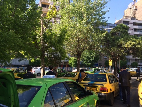 Tehran taxi terminal 