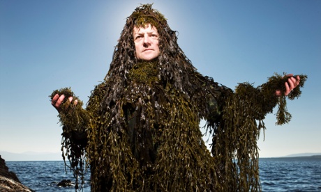 Iain McKellar, a seaweed forager on the Isle of Bute, Scotland