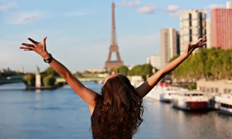 Young woman in Paris