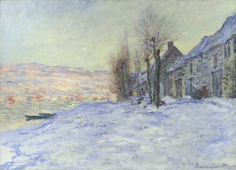 Claude Monet’s Lavacourt Under Snow.