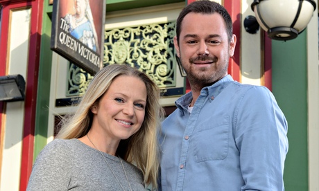In the running … Kellie Bright and Danny Dyer of EastEnders in The British Soap Awards 2015. Photogr