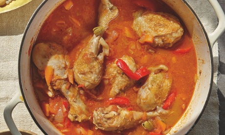 Yotam Ottolenghi's sweet spiced chicken stew with maftoul: 'Maftoul is super-sized Palestinian couscous.'
