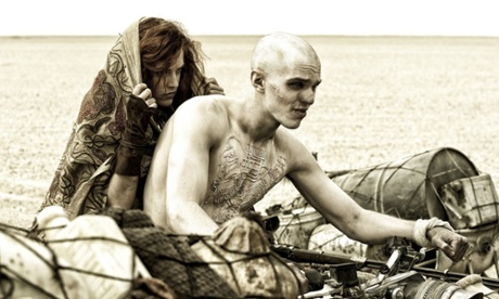 Riley Keough and Nicholas Hoult in Mad Max: Fury Road.
