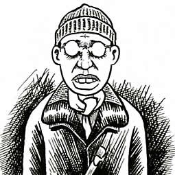 Joe Sacco self-portrait 