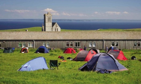 Lundy campsite