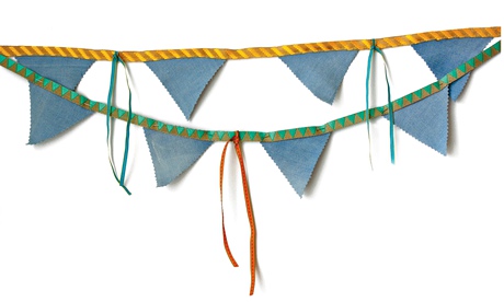 Denim bunting