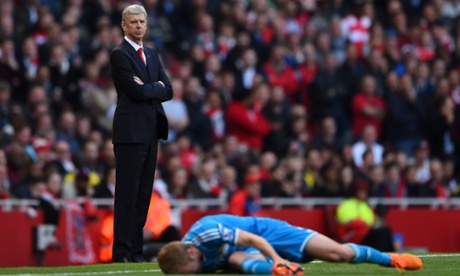 Arsene's expression isn't one of sympathy or empathy is it?