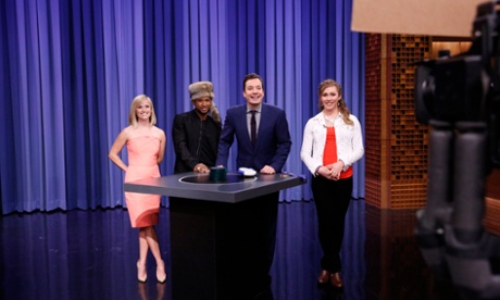 Fallon isn’t having a night off, unlike some…