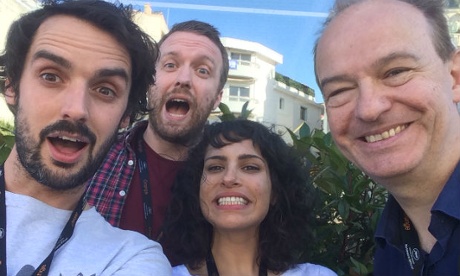 The Guardian film team at Cannes 2015