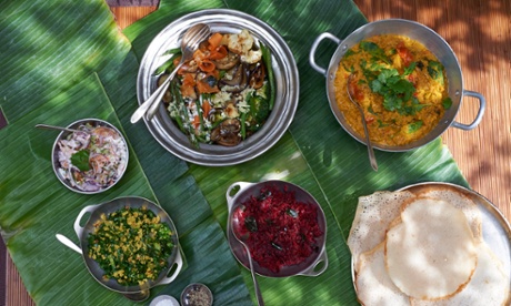 keralan thali feast
