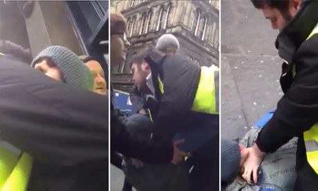 Security guard filmed appearing to assault student at Edinburgh University divestment protest