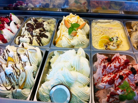 Ice-cream at Bullandö Glassfabrik, near Stockholm