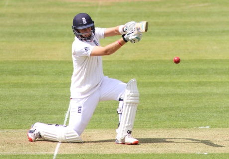 Joe Root batting.