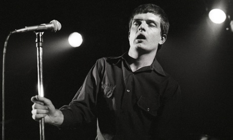 Ian Curtis performing in Rotterdam.