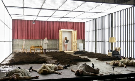 Burgtheater’s production of Die Unverheiratete by Ewald Palmetshofer, at Theatertreffen, Berlin.