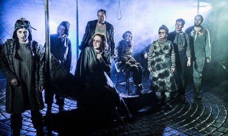 Urinetown, directed by Jamie Lloyd, at St James Theatre in London in 2014.