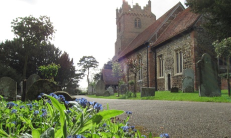 A churchyard the party came across in eastern Essex