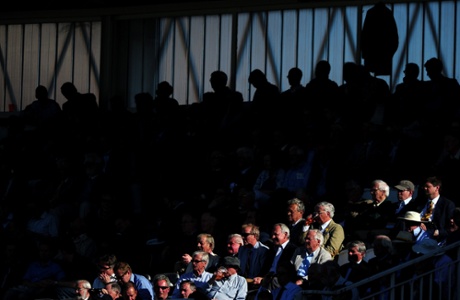 No doubt these spectators enjoyed both the weather and the day's play.