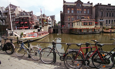 The cyclist-friendly streets of Amsterdam