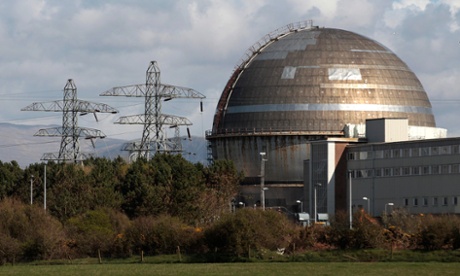The Sellafield nuclear reprocessing site in Cumbria.