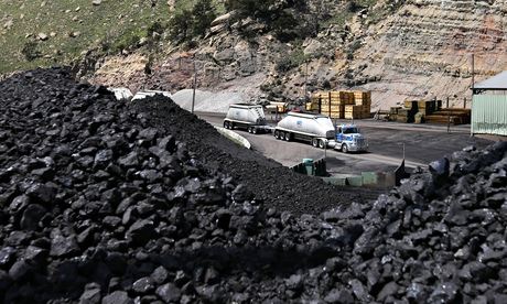 Coal being mined in Utah