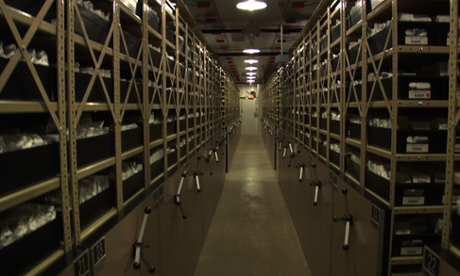 Inside a seed bank, courtesy of Tom Parkin
