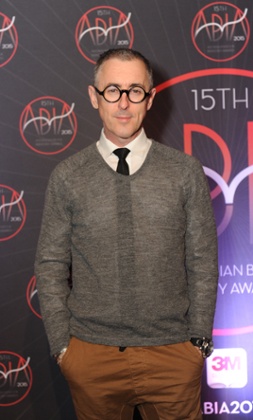 Alan Cumming at Australian book industry awards