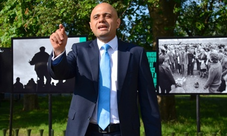 Secretary of State for Culture, Media and Sport, Sajid Javid at Speaker's Corner in Hyde Park, London