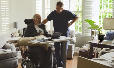 You can be too careful ... Tim Roth (right) in Chronic