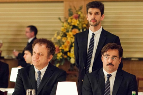John C Reilly in Yorgos Lanthimos's The Lobster, with Ben Whishaw and Colin Farrell.