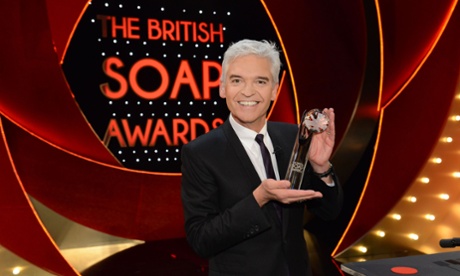 Phillip Schofield host of The British Soap Awards