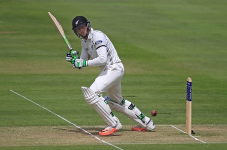 Martin Guptill bats.