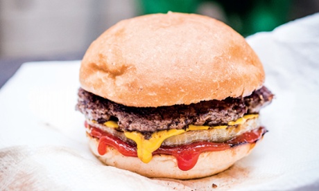 A burger at Meat Liquor.