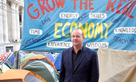 Giles Fraser, then canon chancellor at St Paul’s Cathedral, London, in December 2011.