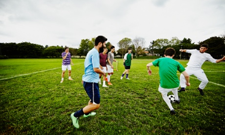 Playing football reduces the risk of heart and lung disease and diabetes.